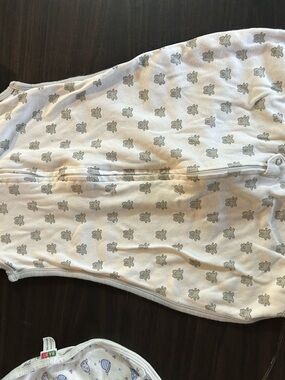 Amazing Baby Sleep Sack Small 0–6 Months Cotton Wearable Blanket Neutral Print